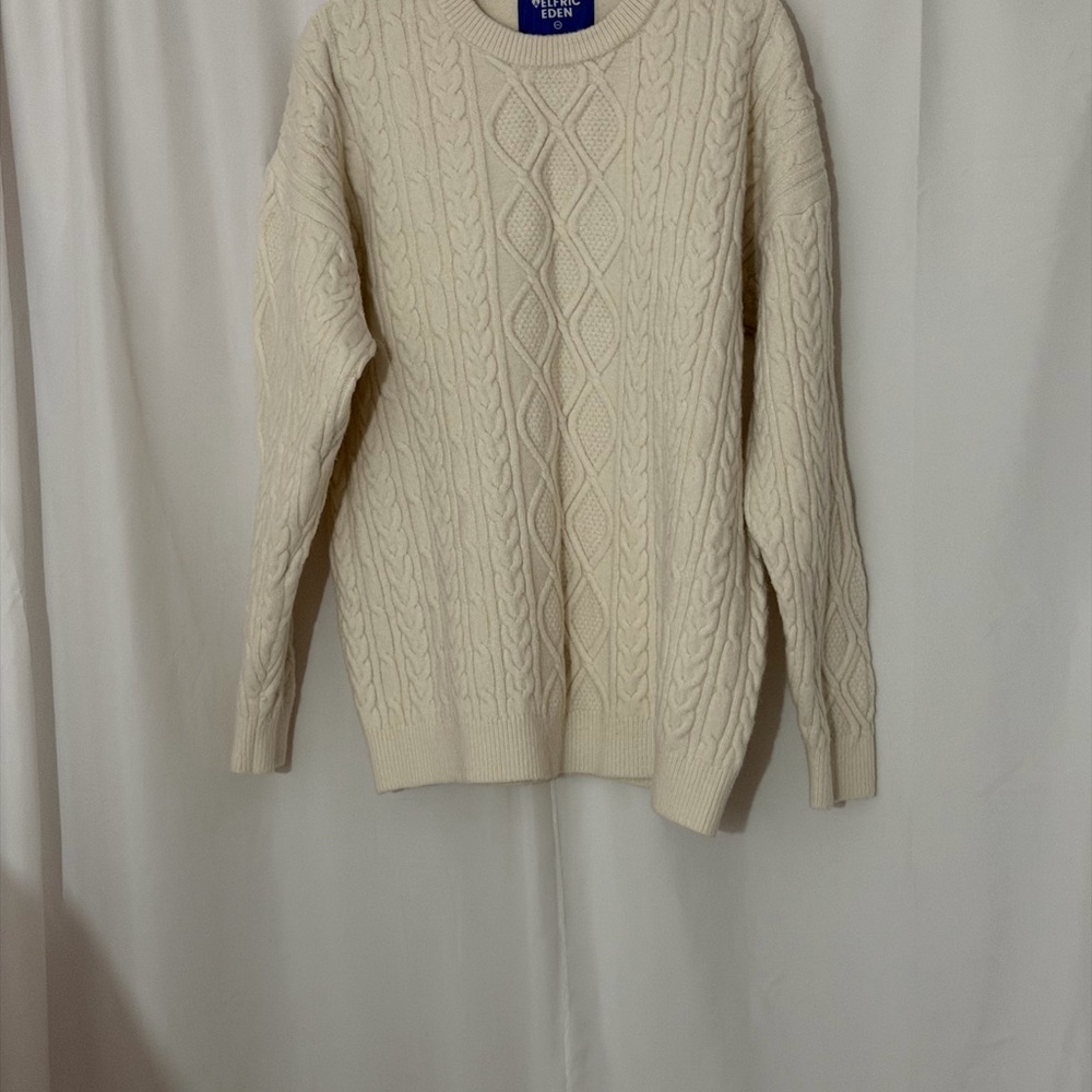Aelfric Eden Blue and Cream Knit Sweater